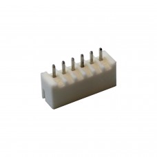 Socket; wire-board; male; PIN:6; 2,54mm; THT; 1A; tinned; 20mohm; -25÷85°C