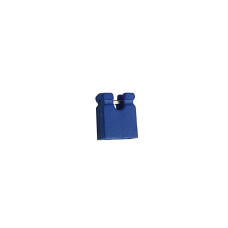 Jumper; pin strips; female; open; 2.54mm; 1x2; blue