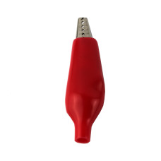 Crocodile clip; Red; 50 mm