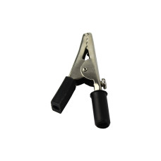 Crocodile clip; Black; 50 mm