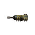 Potentiometer; Auto Radio; Single-Turn; 220K Ohm; Linear; Rotary; Metal Shaft; THT; With 2 Switch; Potentiometer; Auto Radio; Single-Turn; 220K Ohm; Linear; Rotary; Metal Shaft; THT; With 2 Switch;