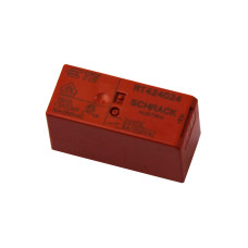 RT424024; electromagnetic relay; DPDT; 24V DC;  8A; 250VAC