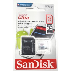 Memory Card Micro SSD SanDisk 32GB class10 UHS-I SDSQUNS-032G-GN3MA