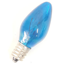 Incandescent light bulb; E10; 220-240V; 7W; Blue