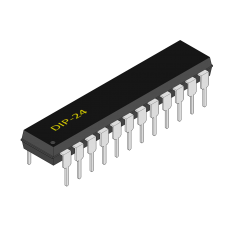 DM74154N; 4-Line To 16-Line Decoders/Demultiplexers; DIP-24