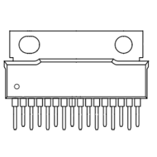 AN7183NK, Power Amplifier, SIP-16